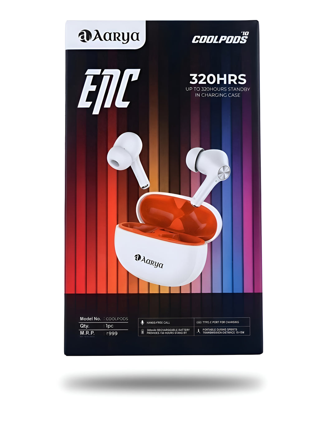 Aarya CoolPods 10 ENC TWS Earbuds