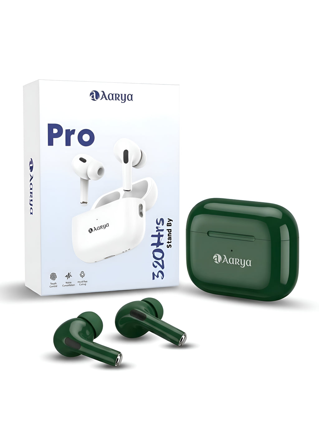 Aarya Pro TWS Earbuds | ENC Noise Cancellation | 320Hrs Standby | Bluetooth 5.3