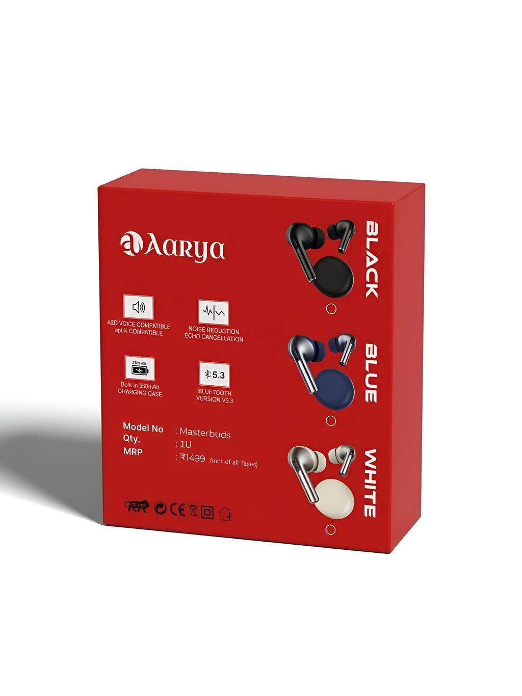 Aarya Dopes Loop TWS Earbuds with Charging Case | Bluetooth 5.3